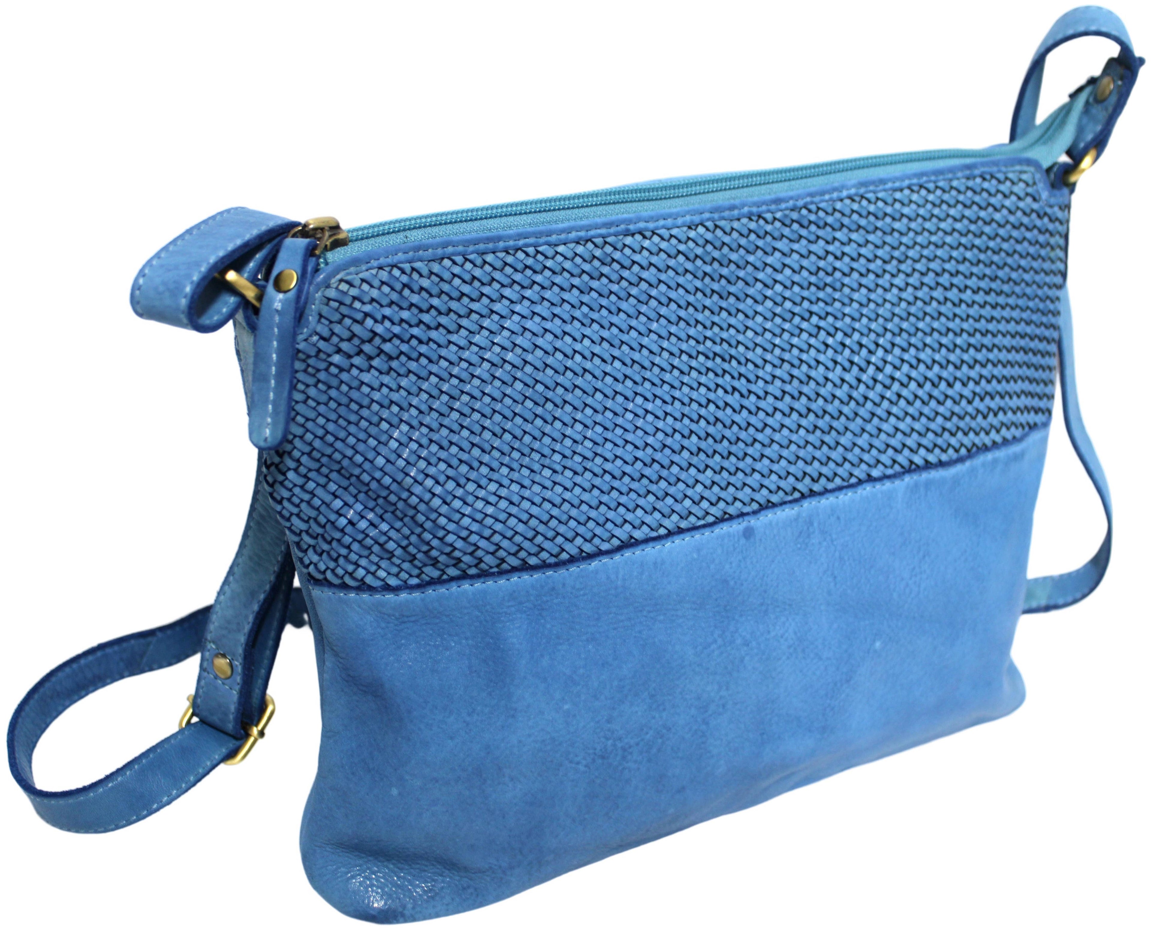 hide & chic - Leather Handbag - Shoulder Bag with Adjustable Strap. Style: 1188A.