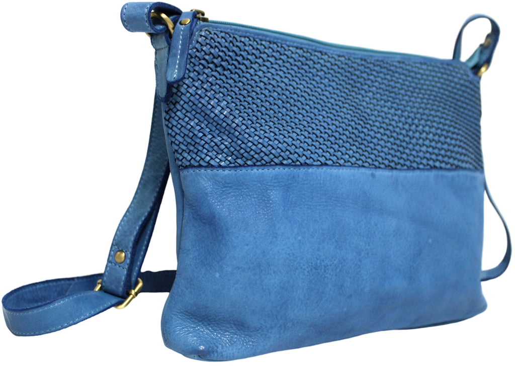 hide & chic - Leather Handbag - Shoulder Bag with Adjustable Strap. Style: 1188A.