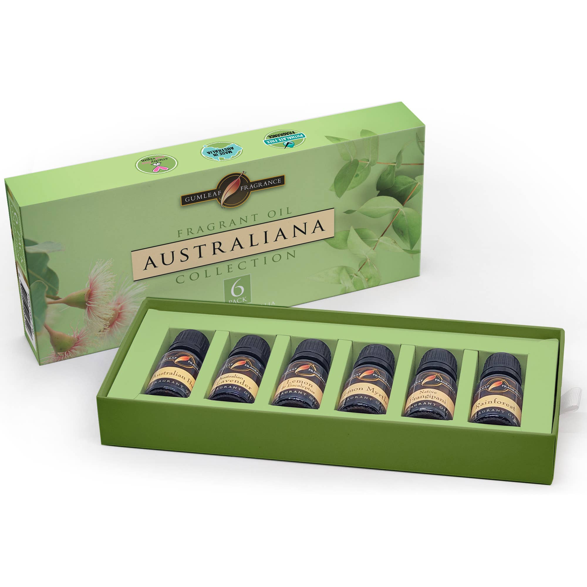 Buckley & Phillips Aromatics - Australiana Fragrant Oil 6-Pack Box Set