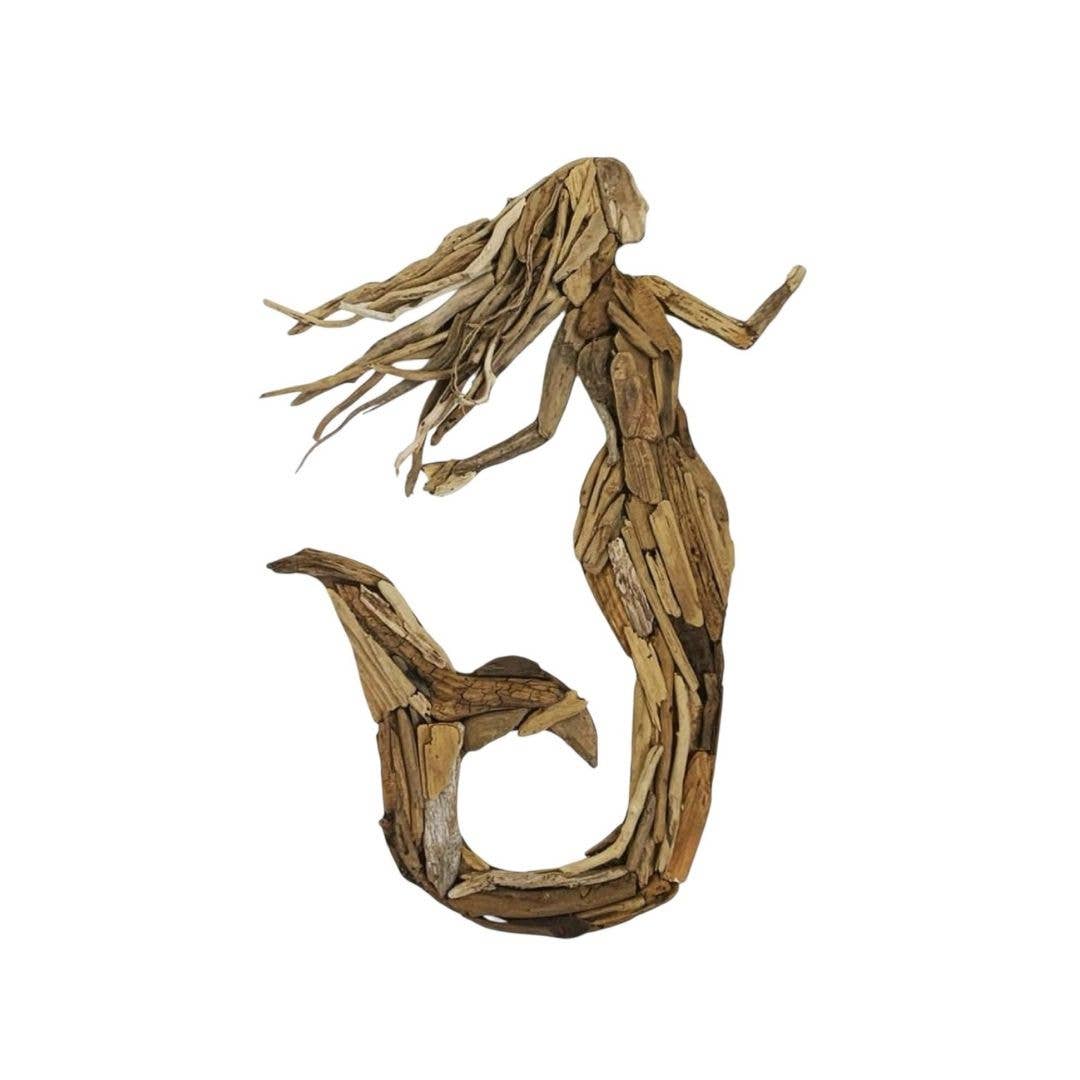 DARLIN - Driftwood Mermaid Wall Art
