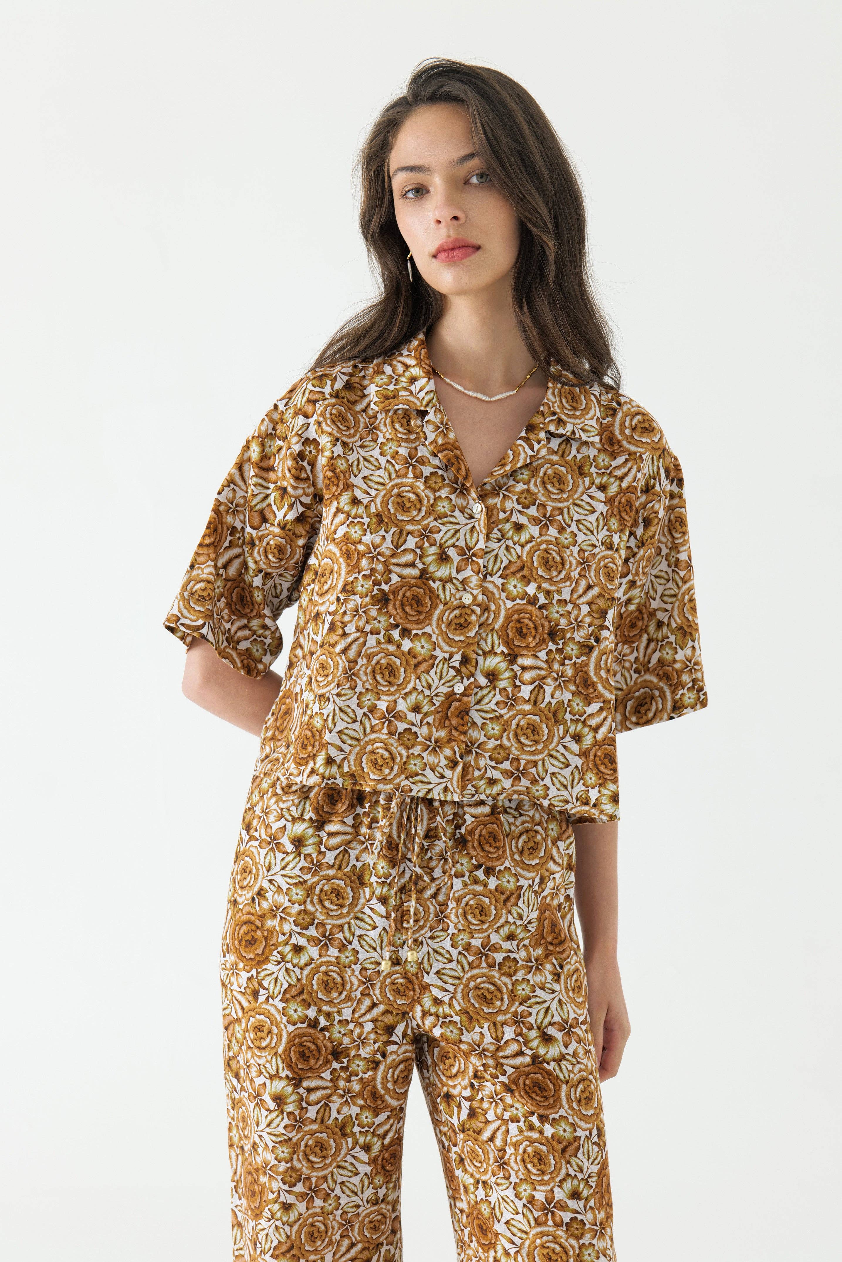 WE ARE KINDRED - Rosalia Linen Relaxed Shirt