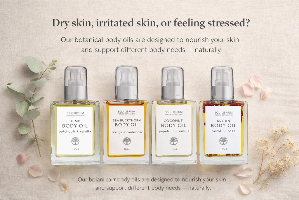 Equilibrium Natural Collections - HIBISCUS BODY OIL ROSE GERANIUM + BERGAMOT 100ML