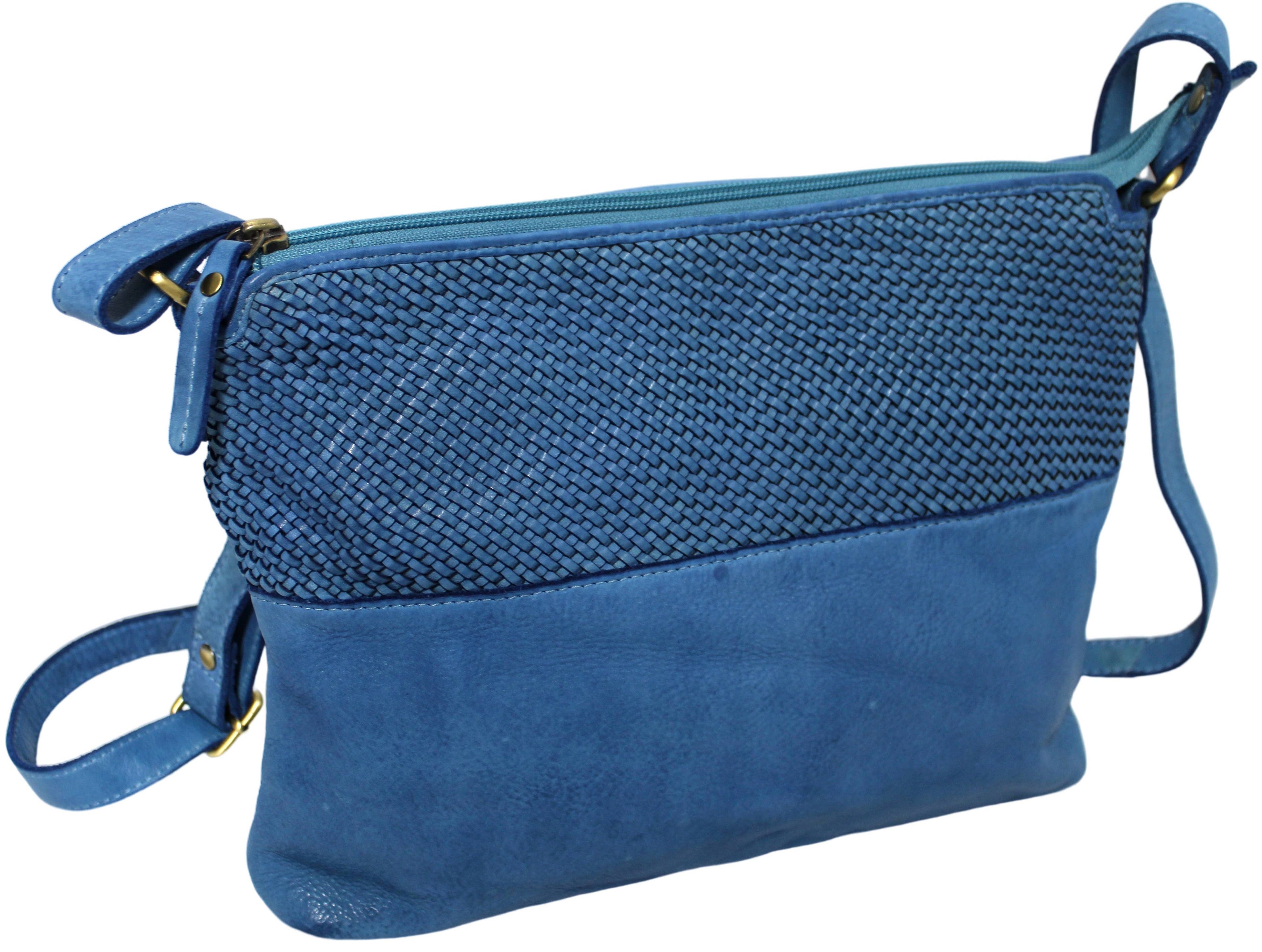 hide & chic - Leather Handbag - Shoulder Bag with Adjustable Strap. Style: 1188A.