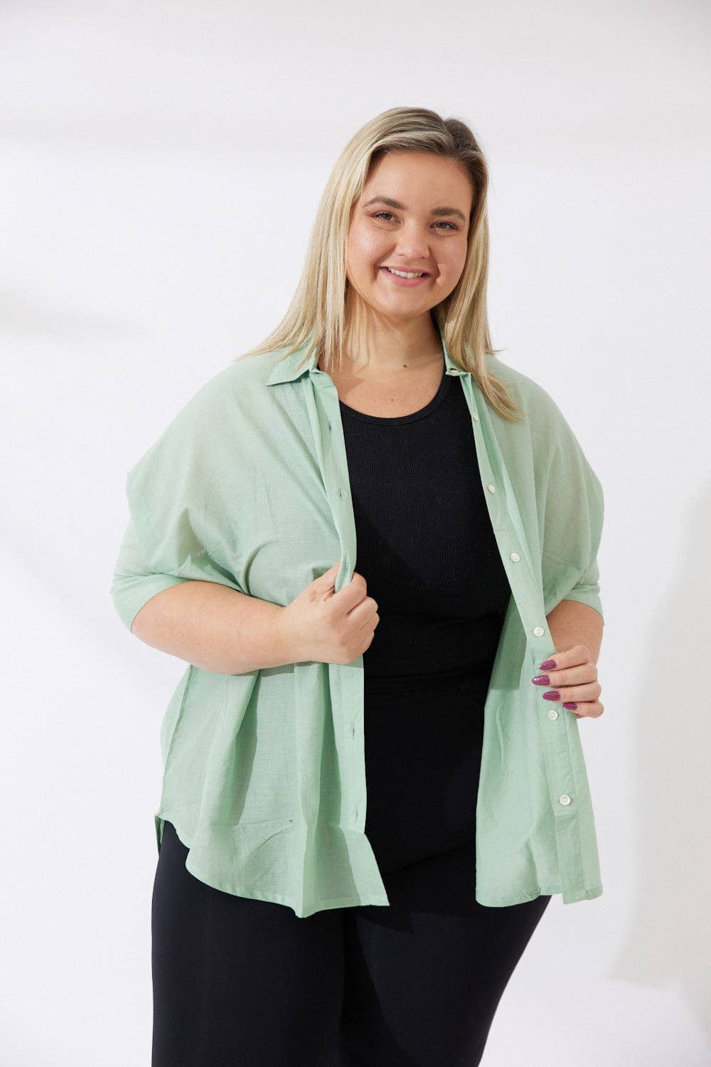 Nakoa The Label - Noosa Shirt - Sage Green