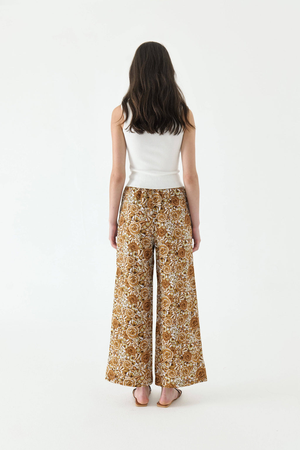 WE ARE KINDRED - Rosalia Linen Straight Leg Pants - ANTIQUE ROSE