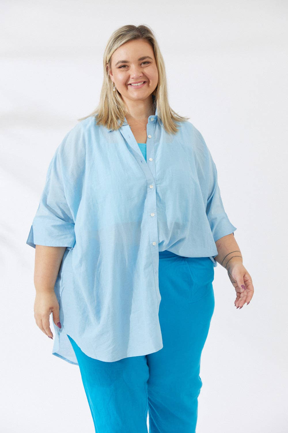 Nakoa The Label - Noosa Shirt - Light Blue