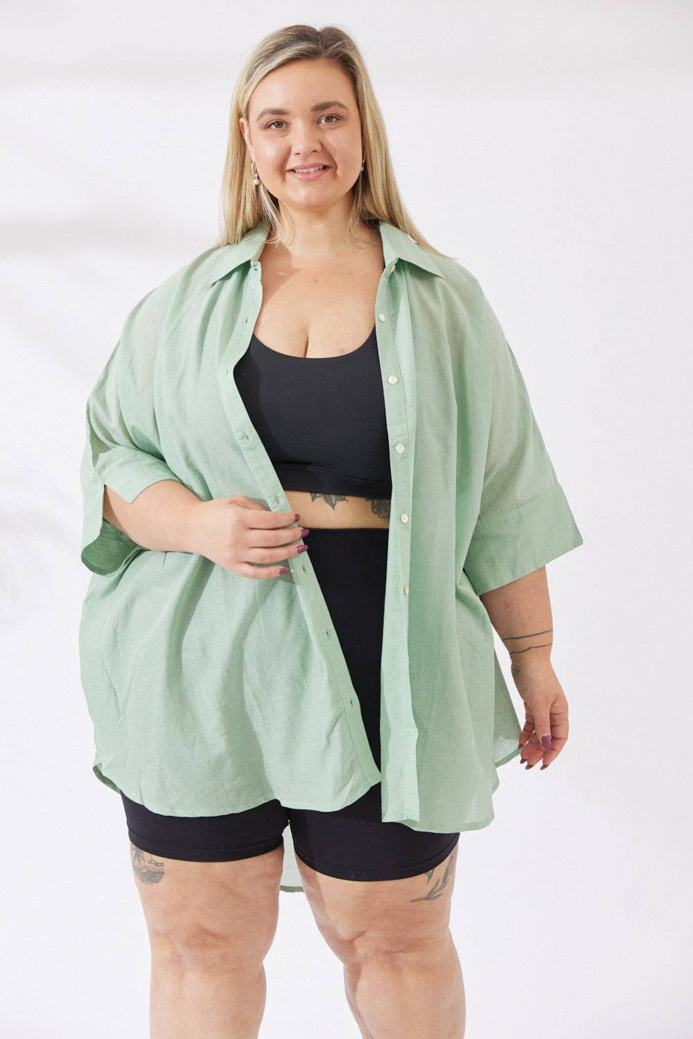 Nakoa The Label - Noosa Shirt - Sage Green