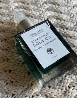 Equilibrium Natural Collections - BLUE TANSY BODY OIL LAVENDER + FRANKINCENSE 100ML