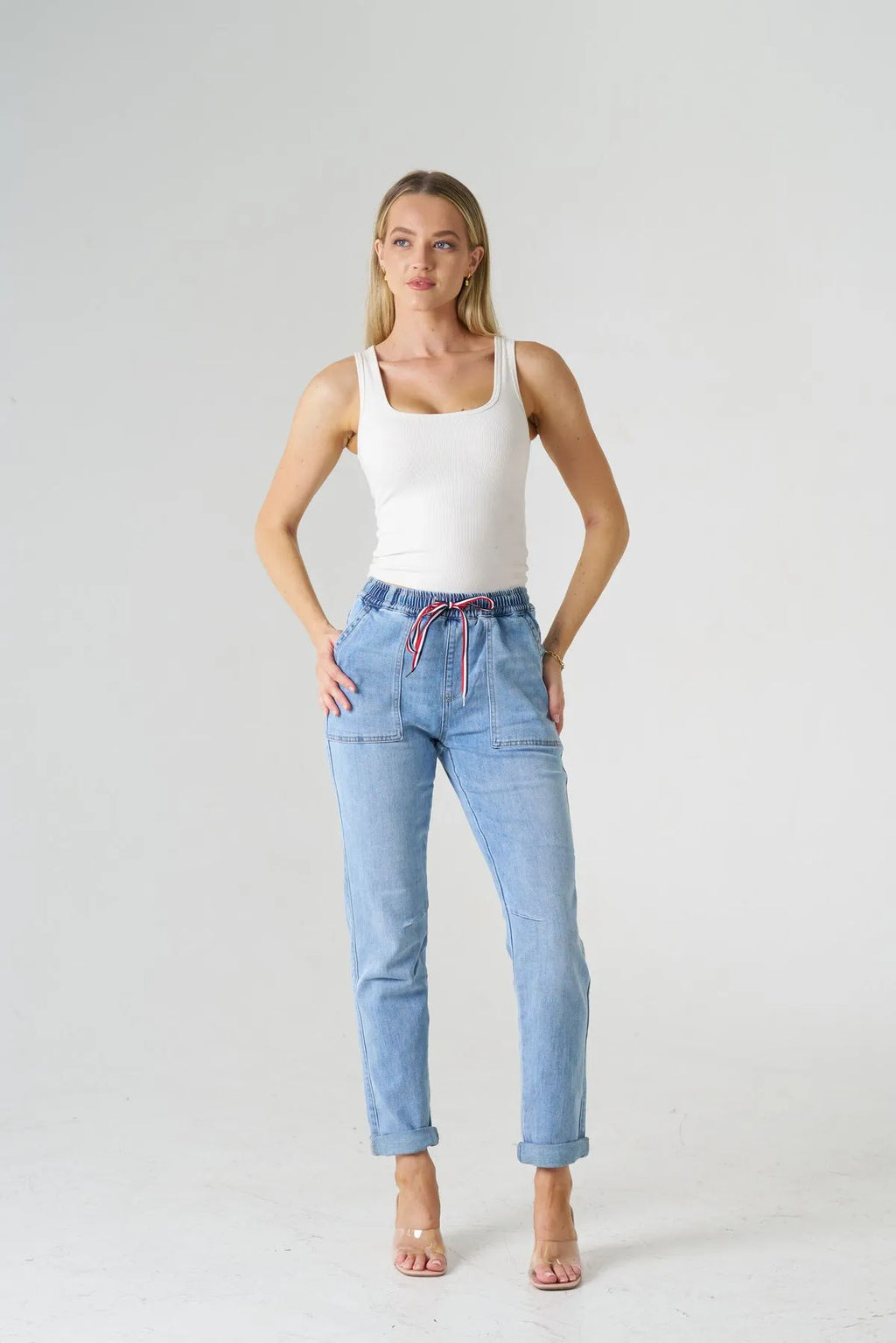 The Mod Jogger - Light Wash