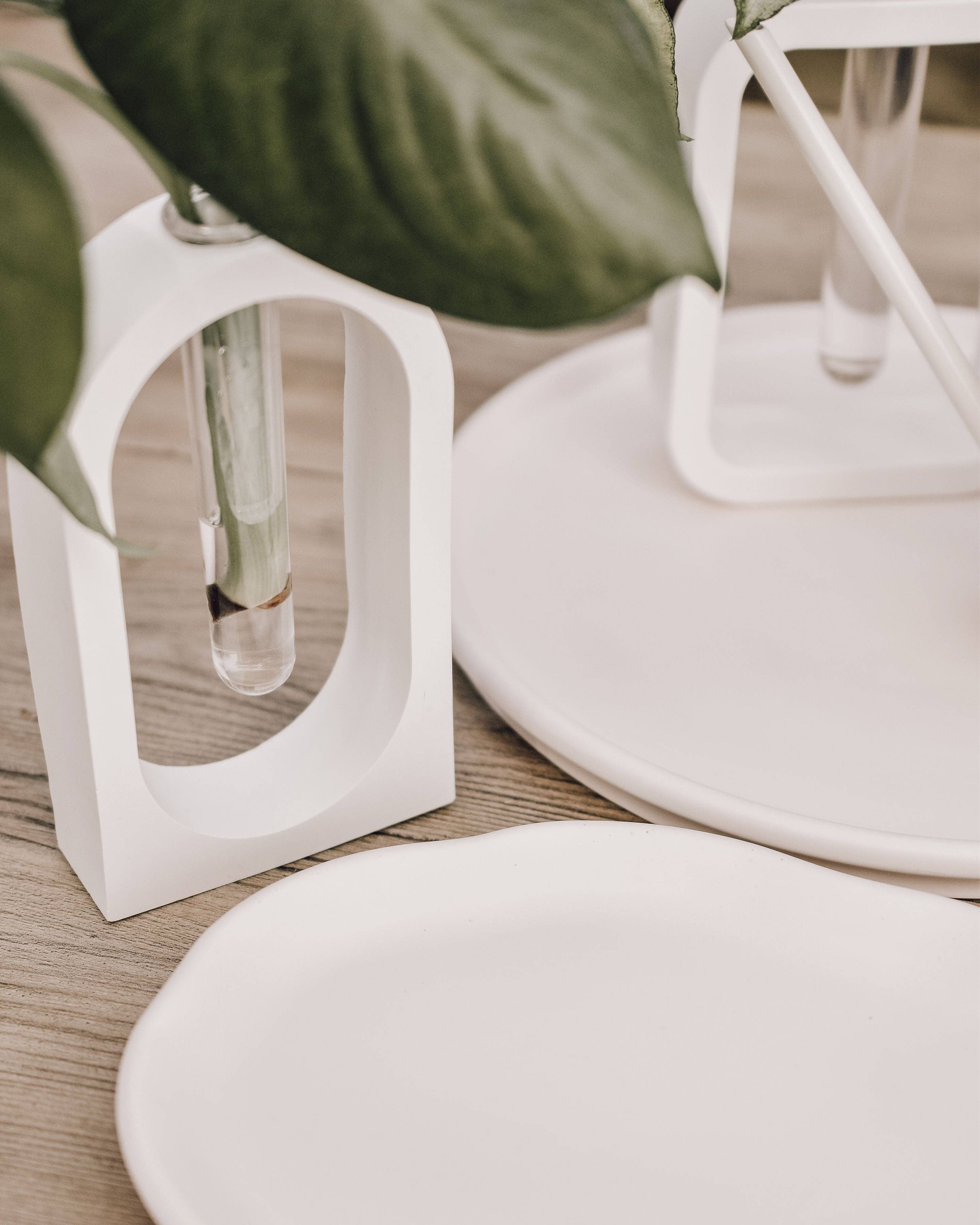 Haven Homewares - Milan Propagation Vase - White