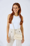 Nakoa The Label - Vegan PU Leather Malibu Crossbody - Ivory