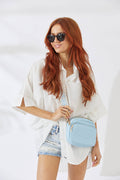 Nakoa The Label - Vegan PU Leather California Crossbody - Light Blue