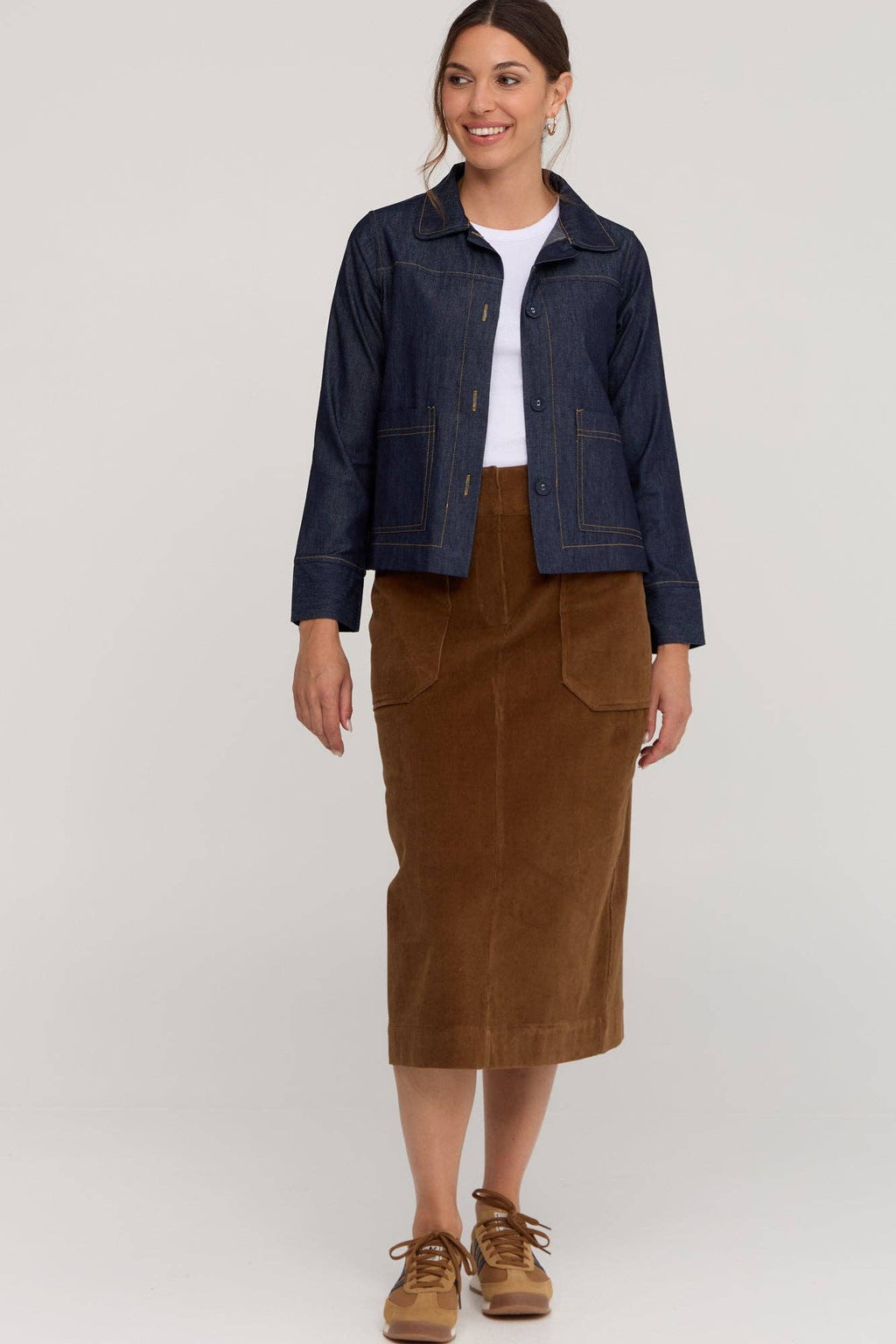 Winnie Skirt Toffee Brown