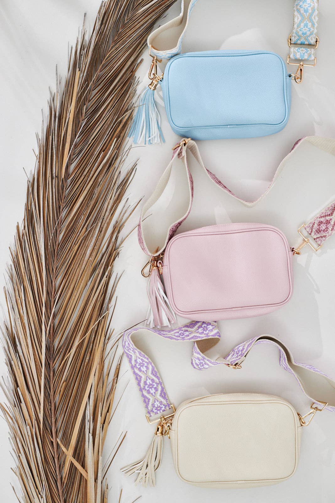 Nakoa The Label - Vegan PU Leather Miami Crossbody - Ivory