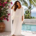 VeraMay - 6579 ITALIAN SILK DRESS BEIGE - S/M