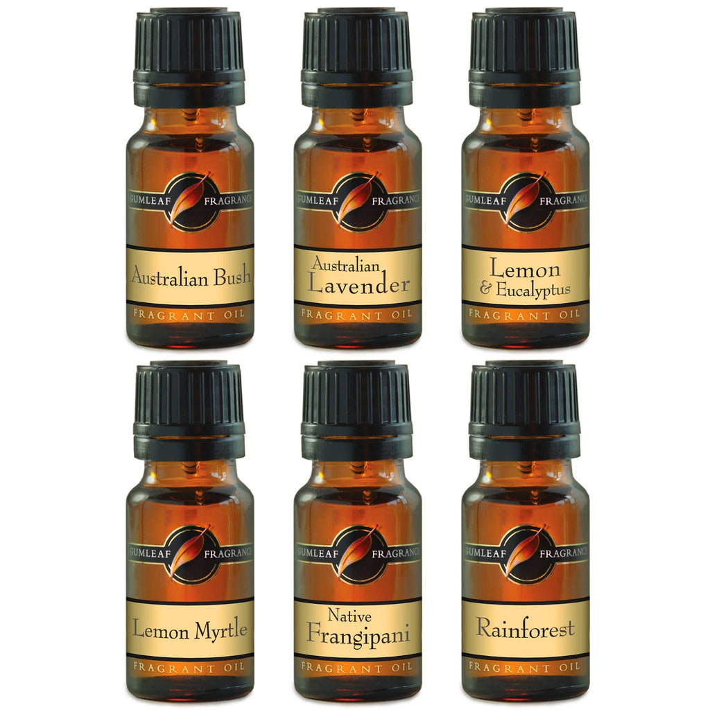 Buckley & Phillips Aromatics - Australiana Fragrant Oil 6-Pack Box Set