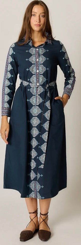 PAOLINA DRESS NAVY