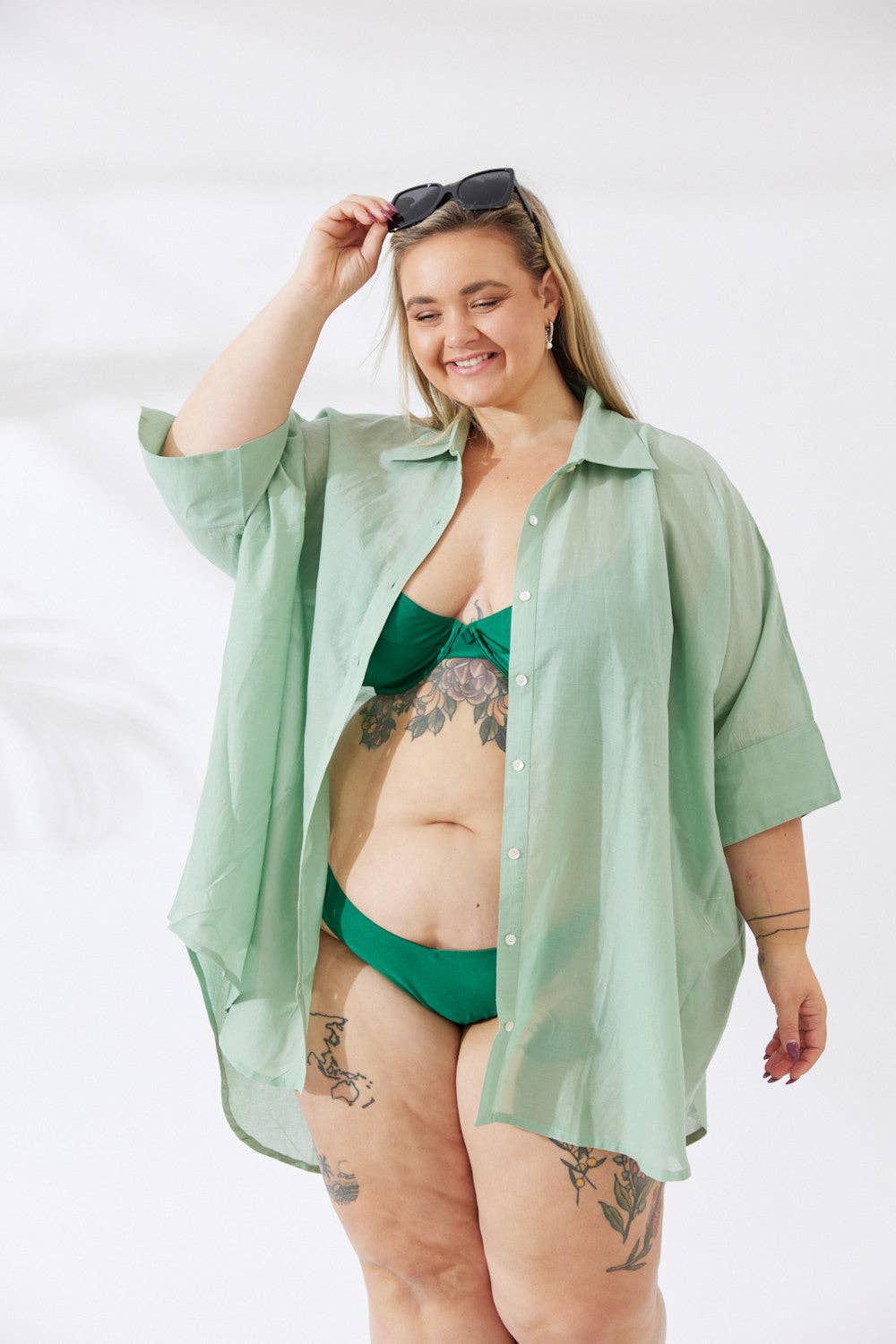 Nakoa The Label - Noosa Shirt - Sage Green