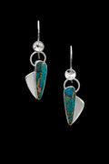 Earrings Turquoise Bronze 6638