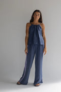 Loco Linen - Linen Pant Navy
