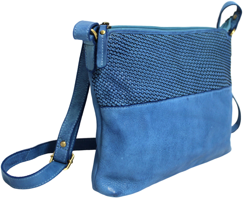 hide & chic - Leather Handbag - Shoulder Bag with Adjustable Strap. Style: 1188A.