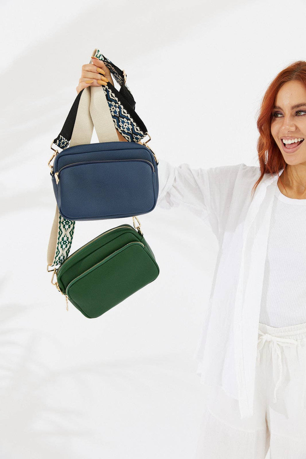 Nakoa The Label - Vegan PU Leather California Crossbody - Jungle Green