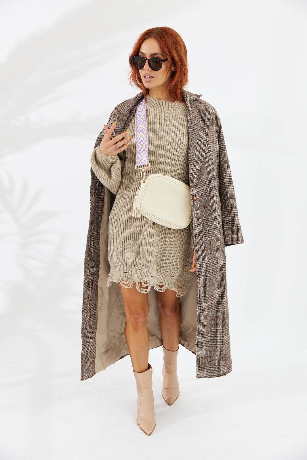 Nakoa The Label - Vegan PU Leather Miami Crossbody - Ivory