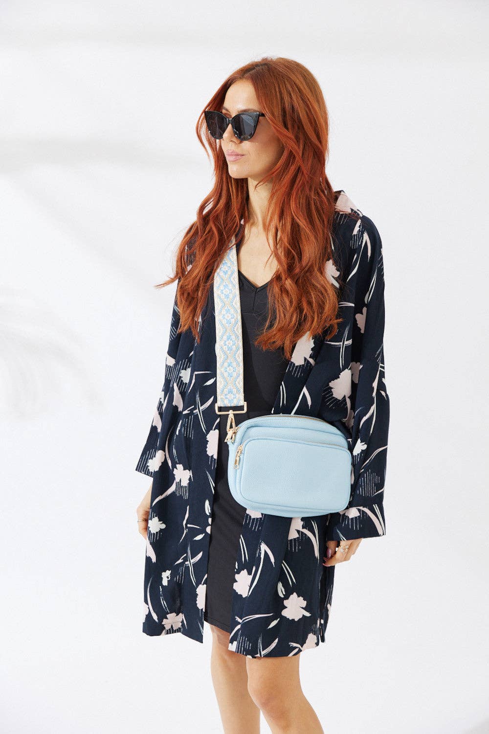 Nakoa The Label - Vegan PU Leather California Crossbody - Light Blue