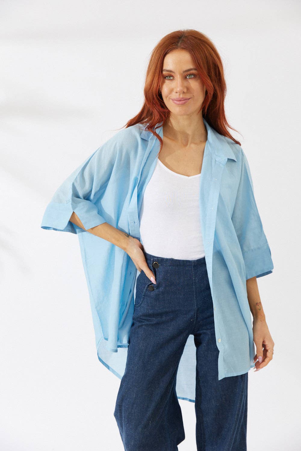 Nakoa The Label - Noosa Shirt - Light Blue