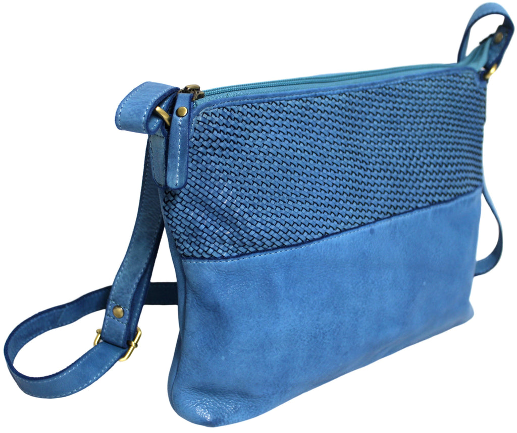 hide & chic - Leather Handbag - Shoulder Bag with Adjustable Strap. Style: 1188A.