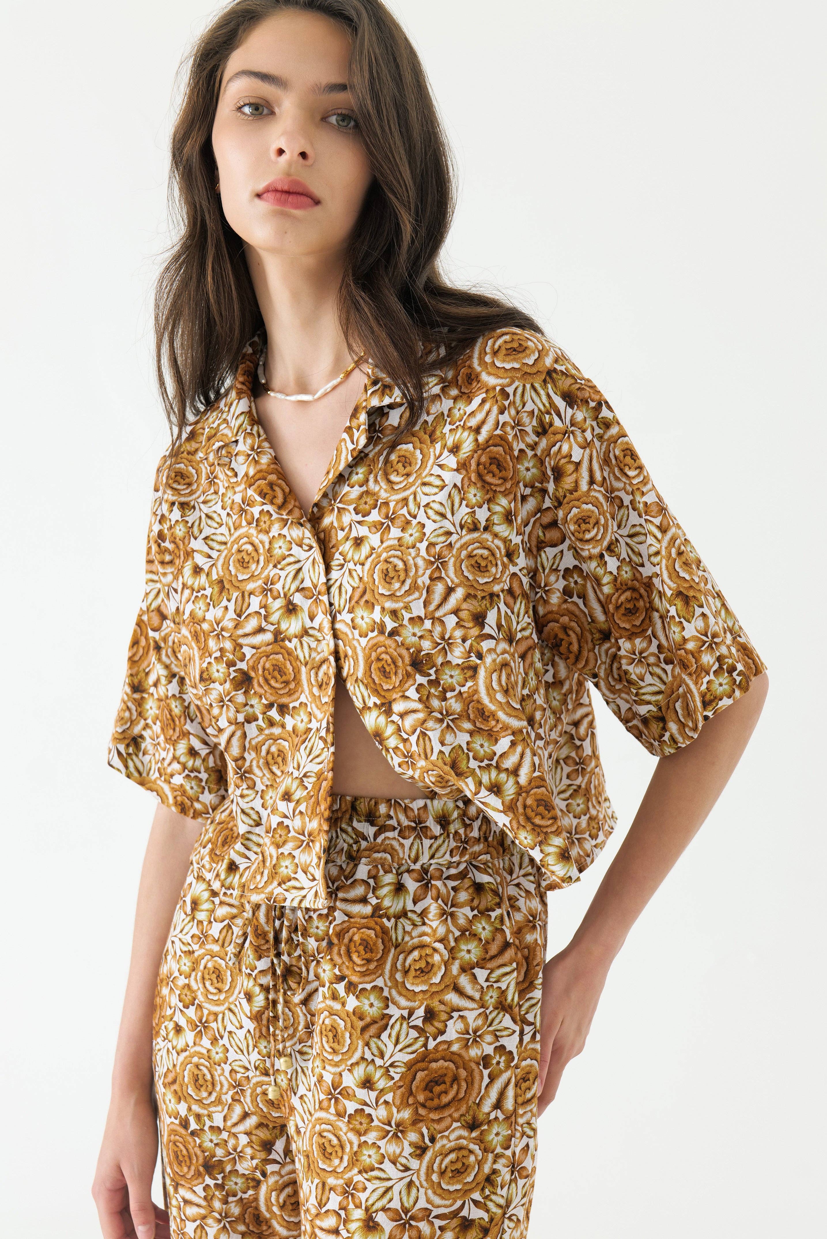 WE ARE KINDRED - Rosalia Linen Relaxed Shirt