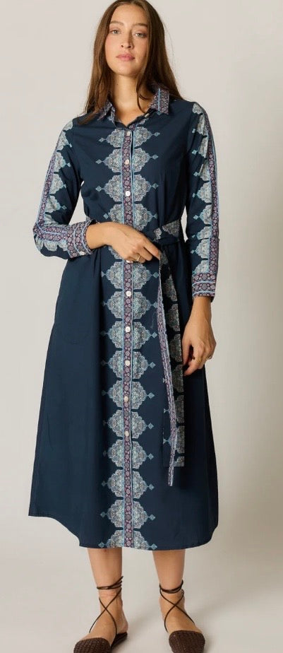 PAOLINA DRESS NAVY