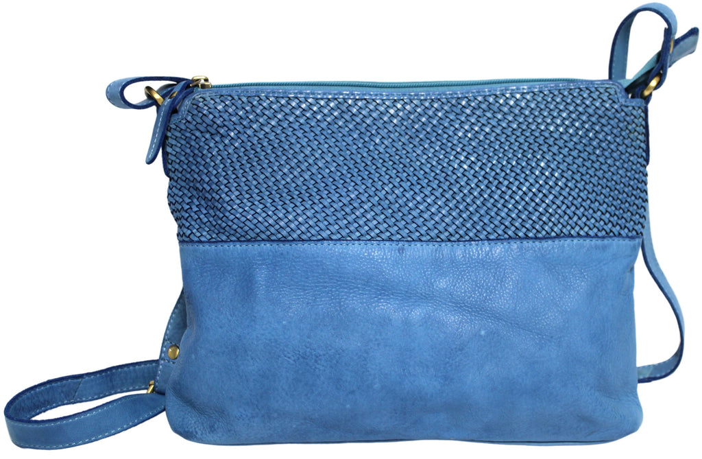 hide & chic - Leather Handbag - Shoulder Bag with Adjustable Strap. Style: 1188A.