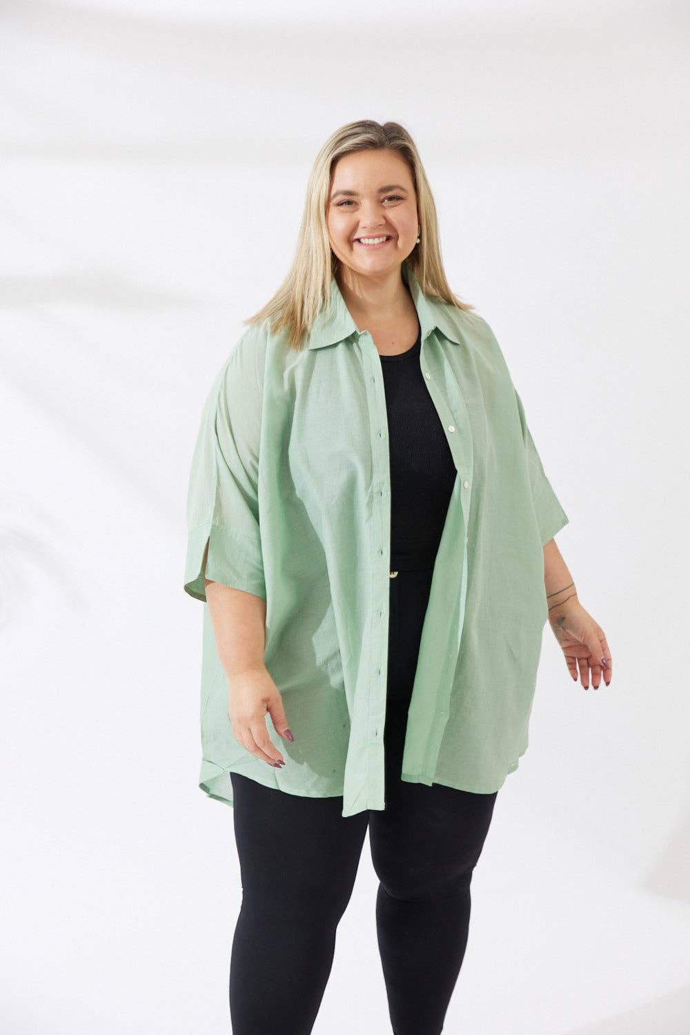 Nakoa The Label - Noosa Shirt - Sage Green