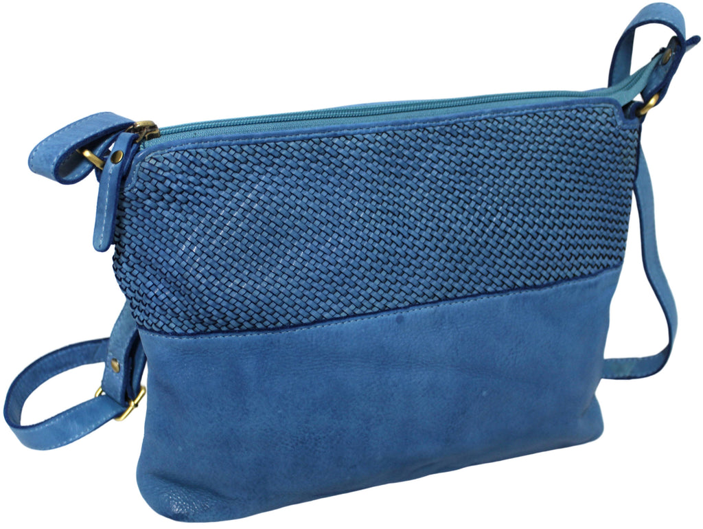hide & chic - Leather Handbag - Shoulder Bag with Adjustable Strap. Style: 1188A.