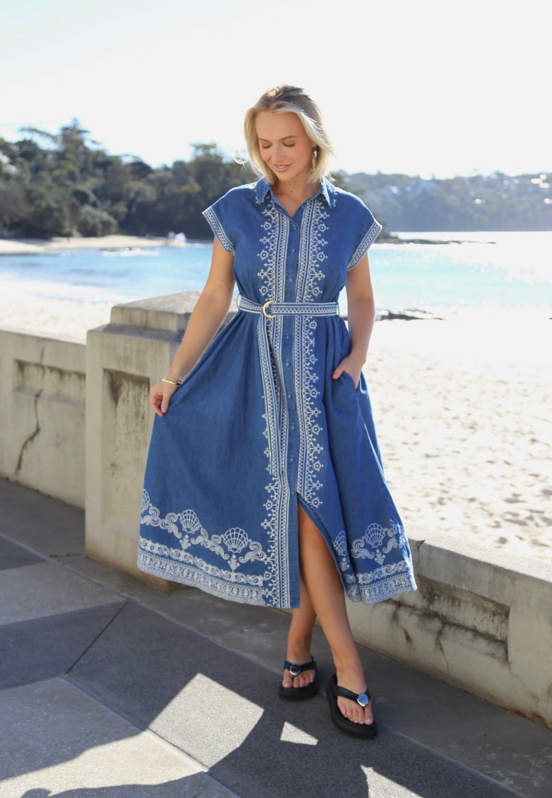 Denim Shell Dress