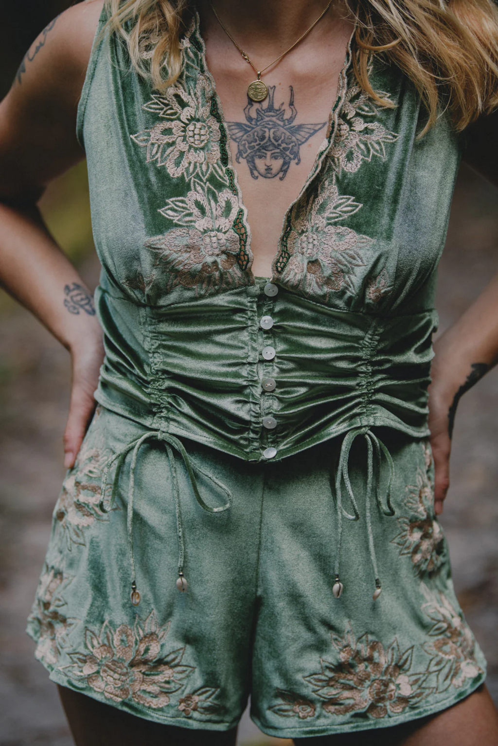 Hendrix Top - Moss