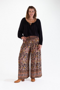 Dolly Wide Leg Pants - Desert Rose