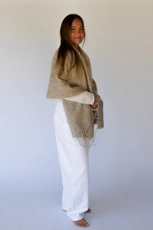 Amara Scarf/Wrap/Shawl - Hazelnut