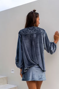 Hendrix Kimono - Charcoal