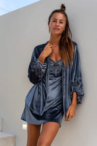 Hendrix Kimono - Charcoal
