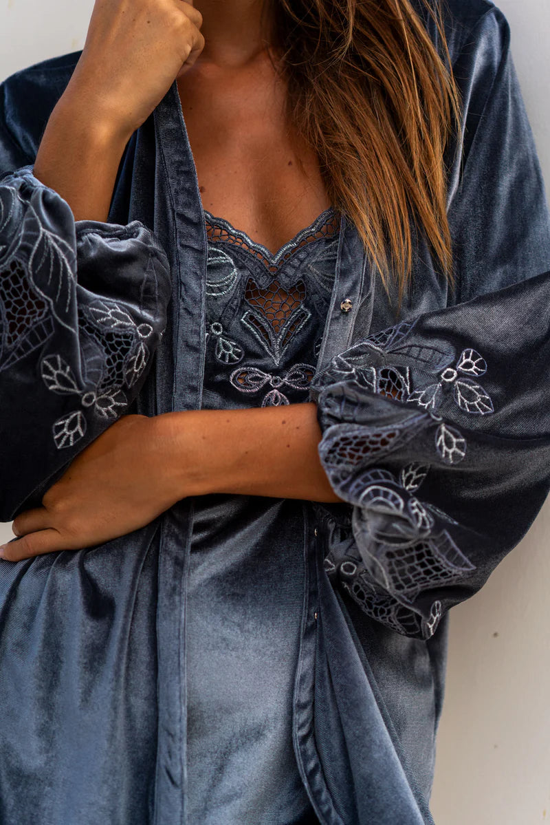 Hendrix Kimono - Charcoal
