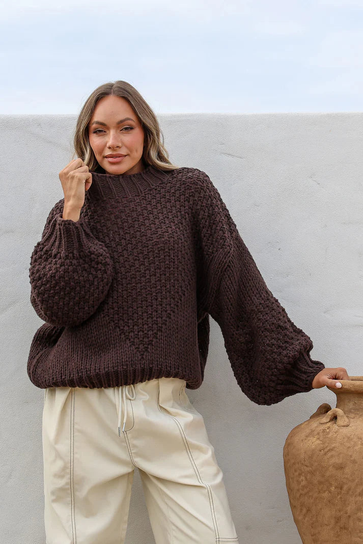 Getaway Block Knit - 2 Colours