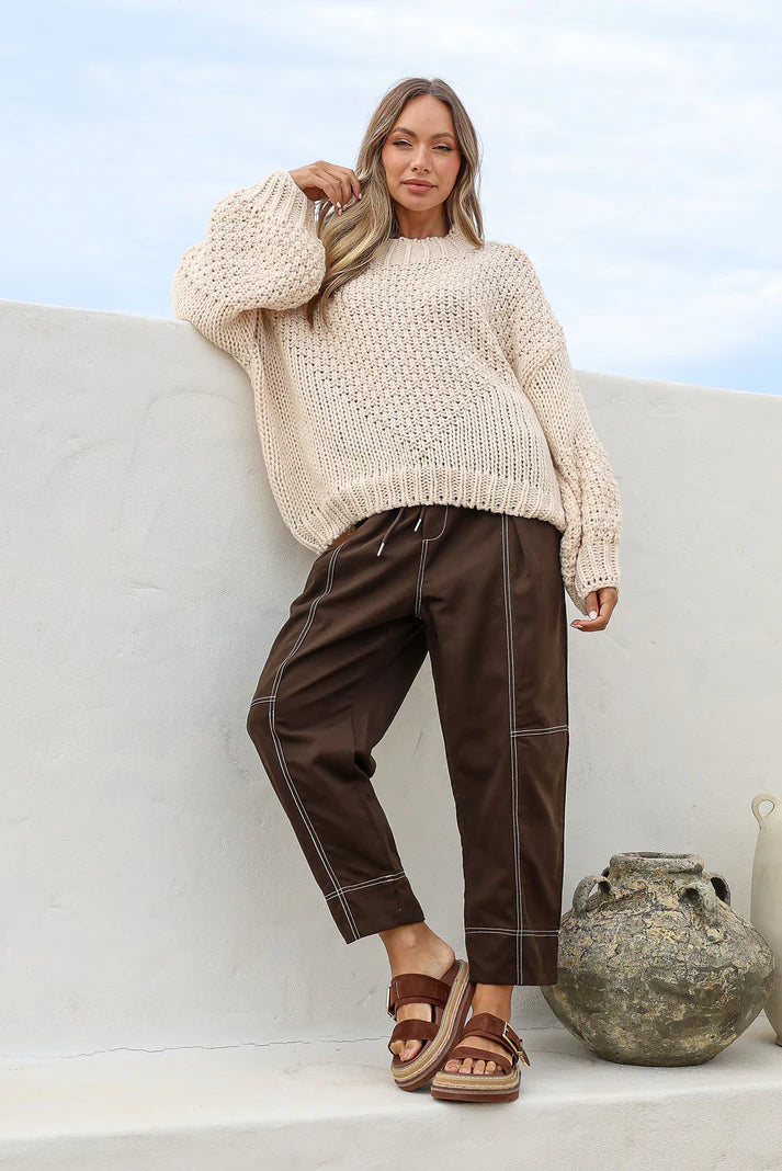 Getaway Block Knit - 2 Colours