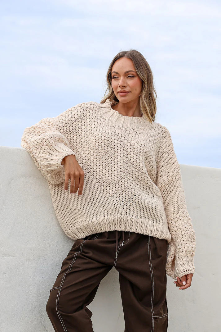 Getaway Block Knit - 2 Colours