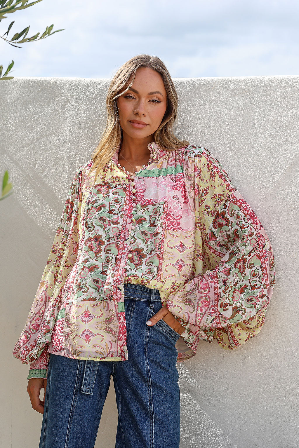 Bliss Blouse - Cami Yellow