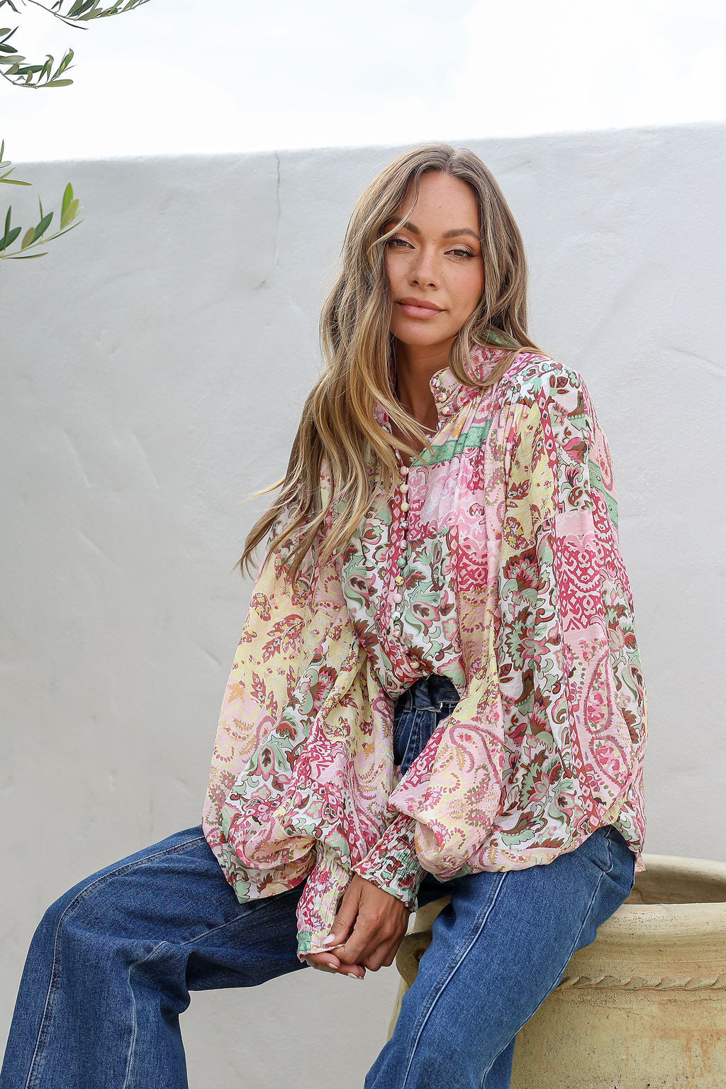 Bliss Blouse - Cami Yellow