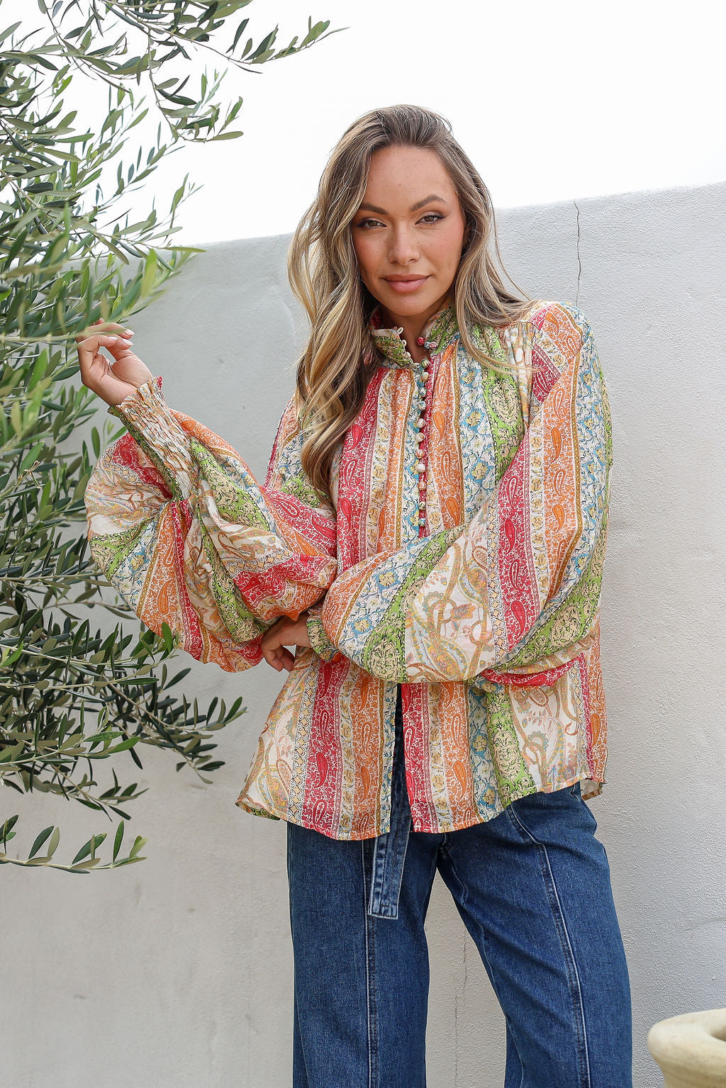 Bliss Blouse - Sicily Dreams