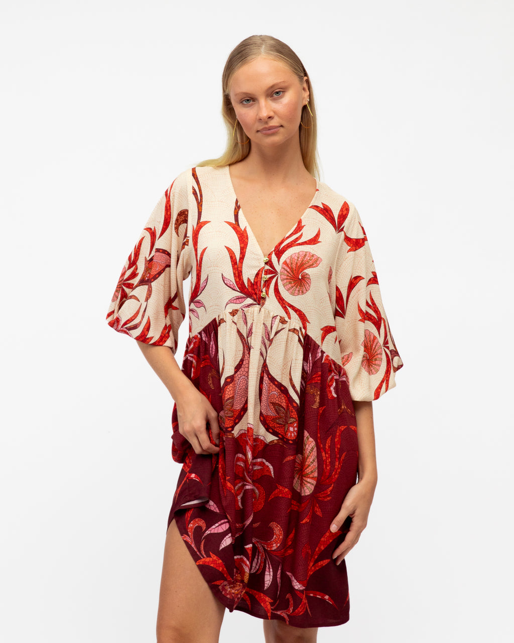 Kindred Spirits - Long Sleeve Midi Dress