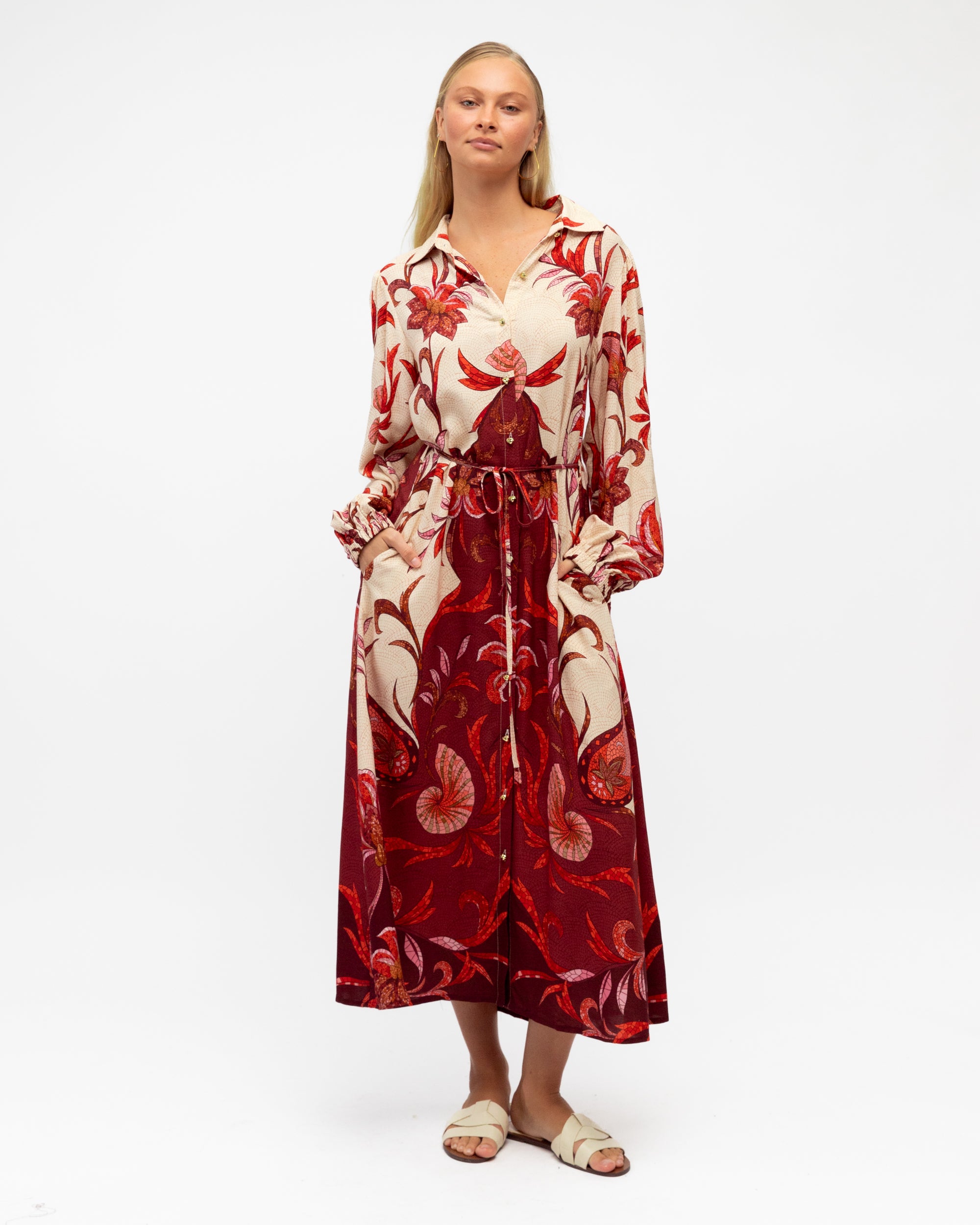 Kindred Spirits - Long Sleeve Maxi Dress